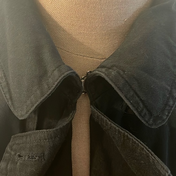 Asos military style, tie waist, black jacket - Picture 3 of 8